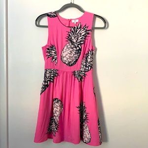 Neon Pineapple Dress / Size 4P